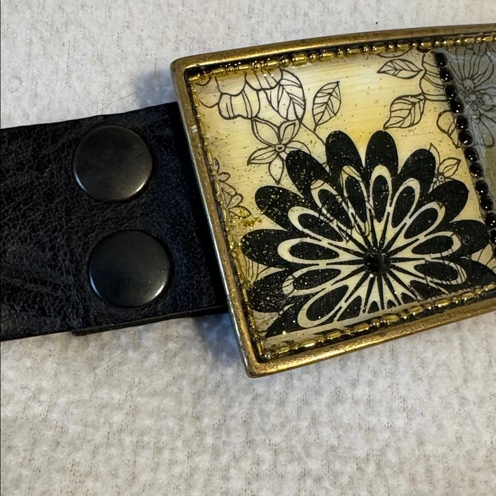 Badichi Artisan Belt Buckle and Leather Belt